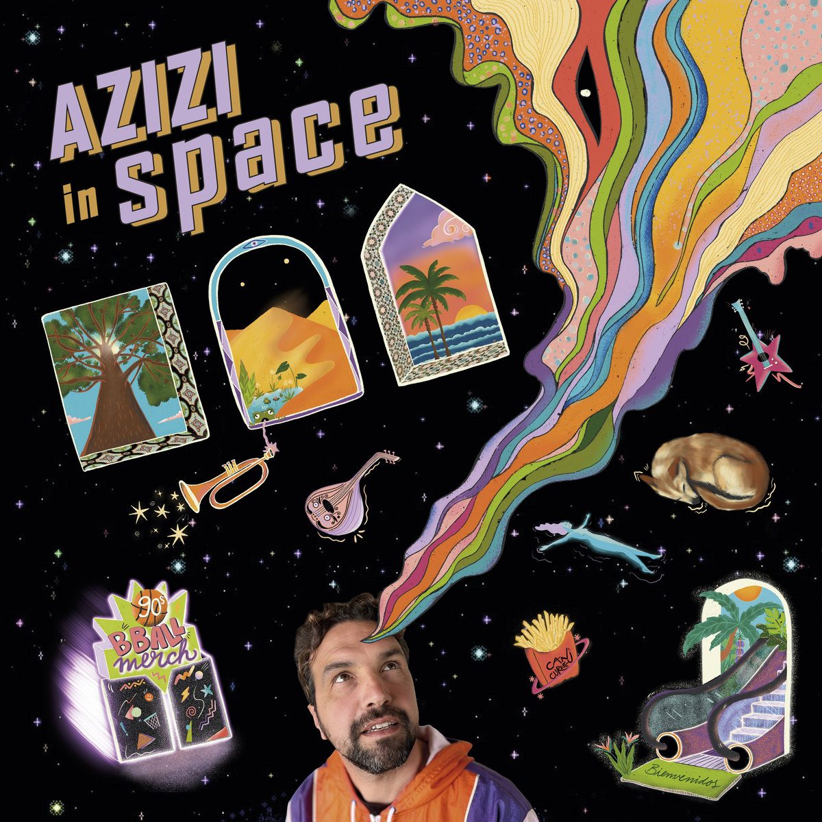 Azizi in Space by Sadeedo (cover art)